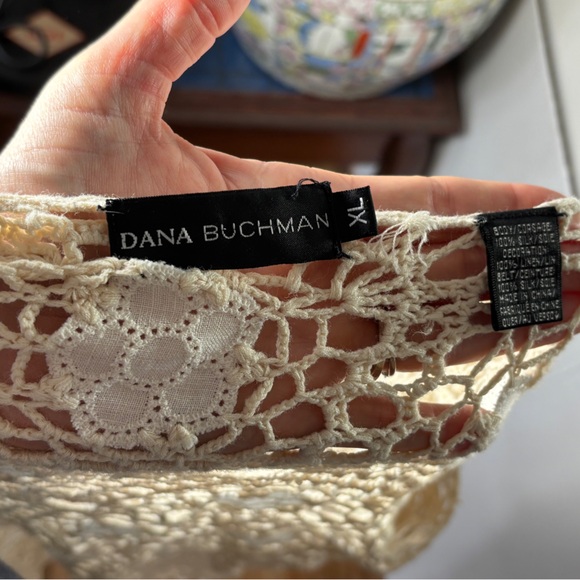 Dana Buchman Cream Crochet Cardigan - Picture 9 of 9